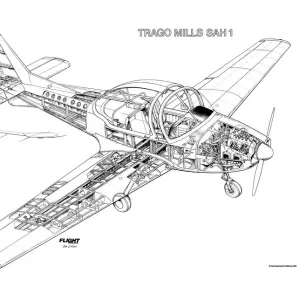 Trago Mills SAH-1 Cutaway Drawing