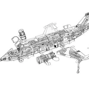 VFW Vak-191B Cutaway Drawing