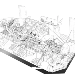 Vickers V. A. 3 Cutaway Drawing