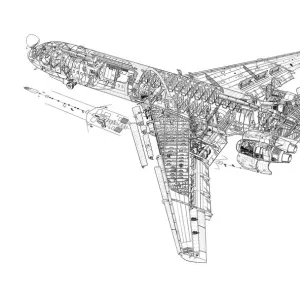 Vickers VC-10 Cutaway Drawing