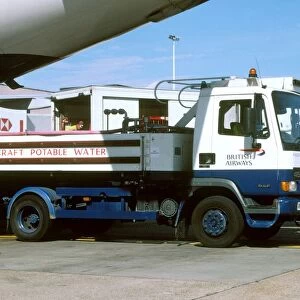 Water truck airport vehicle