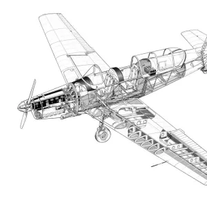 Zlin Z526 Trenor Master Cutaway Drawing