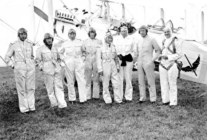 <b class=qtipBold><figcaption>601 Sqn Pilots</figcaption></b><br>601 Sqn Pilots In Front Of DH DH9A 08/28 (c) The Flight Collection Not to be reproduced without permission<br><em>© Flight Global 2009 - All Rights Reserved</em> 601 Sqn Pilots