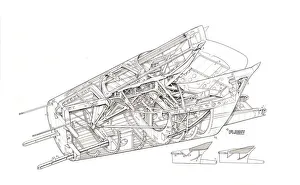 Aerospatiale Concorde Droop Nose Detail Cutaway Drawing