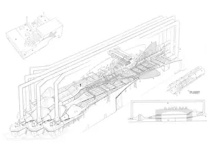 Aerospatiale Concorde Static Test Rig Cutaway Drawing