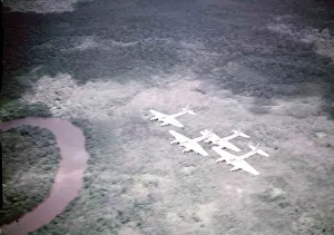 Flight Collection: AF Hornets flying over jungles in Malaya during the communist insurgency 1950-53