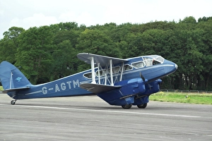 <b class=qtipBold><figcaption>Air Atlantique DH Dragon Rapide</figcaption></b><br>Air Atlantiques DH Dragon Rapide G-AGTM at Kemble Gloucestershire.<br><em>© Ian Loasby</em> Air Atlantique DH Dragon Rapide