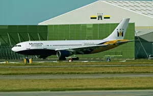 Airbus A300-600 Monarch at Manchester Airport
