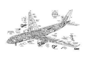 General Aviation Cutaways Collection: Airbus A330-200 Cutaway Poster