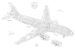 Airbus A330 Cutaway Drawing