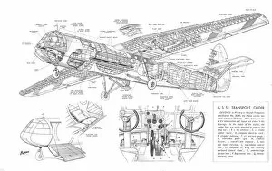 Military Aviation 1903-1945 Cutaways Gallery: Airspeed Horsa Cutaway Drawing