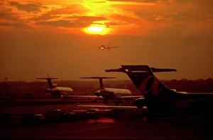 Atlanta Airport sunset
