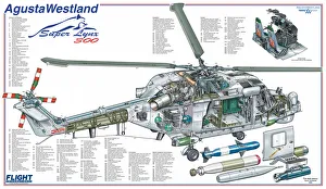 <b class=qtipBold><figcaption>Augusta SuperLynx Cutaway Poster</figcaption></b><br><em>© Flightglobal</em> Augusta SuperLynx Cutaway Poster