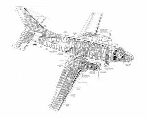 Aviation Traders ATL-90 Accountant Cutaway Drawing