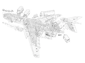 BAC VC10 Operators Cutaway Drawing