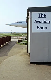 BAe Concorde now on display at Manchester Airport UK