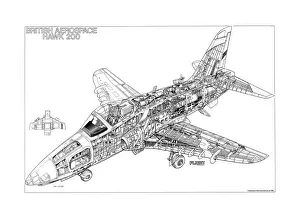 BAe Hawk 200 Cutaway Drawing
