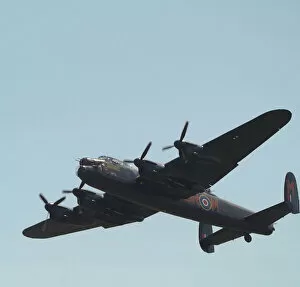 Blue skycanvas print various sizes free delivery Avro Lancaster BBMF Thumper 