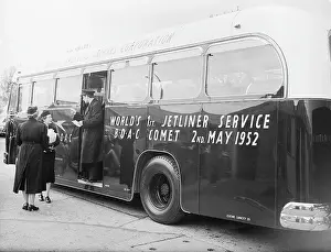 BOAC Passenger Bus - first jet passenger service 2nd may 1952