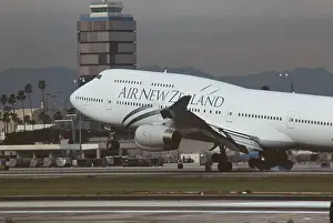 Boeing 747-400 Air New Zealand at Los Angeles Airport USA