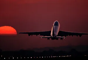 Boeing 747 take-off