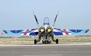 Boeing F18 RaF in special anniversary livery