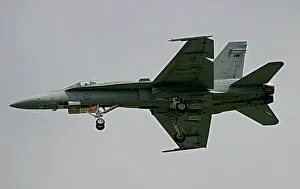 Boeing F18A Hornet during display flight at Australian GP, Melbourne