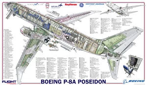 Cutaway Posters Collection: Boeing P-8A Poseidon cutaway poster