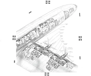 Bristol Brabazon Cutaway Drawing