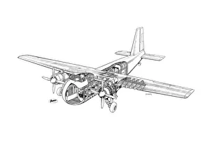 Bristol Britannia Wayferer Cutaway Drawing