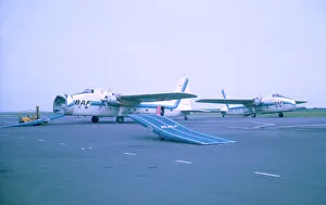 <b class=qtipBold><figcaption>Bristol Freighter</figcaption></b><br>Bristol Freighters, British Air Ferries Lydd 26/07/69 (c) QPL<br><em>© Flight Global 2009 - All Rights Reserved</em> Bristol Freighter