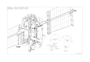 British Aerospace Olympus Cutaway Drawing