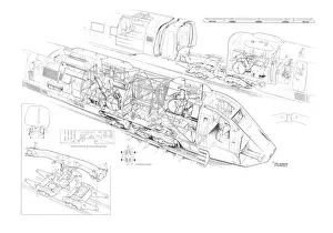 British Rail Advanced Passenger Train Cutaway Drawing