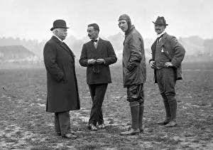 Capt. Bertram Dickson, J Armstrong Drexel, and William D McArdle