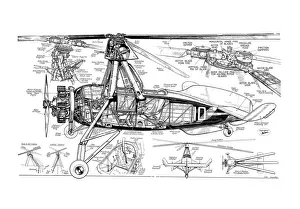 <b class=qtipBold><figcaption>Cierva C130 Cutaway Drawing</figcaption></b><br><em>© Flightglobal</em> Cierva C130 Cutaway Drawing