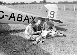 Civilian Pilots 1933 with Hawker Tomitt - Bulman, Sayer, Lowdell