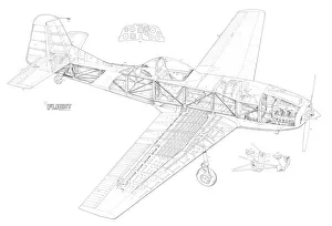 Cranfield A1 Chase Cutaway Drawing