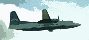 A cut out VLM F50 climbing out of manchester; concept image