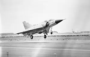 <b class=qtipBold><figcaption>Dassault Mirage IIIB</figcaption></b><br>Dassault, Mirage, IIIB, Paris, Airshow, 1963, 1960s, Fighter, France, Europe, Historical, Military, 3/4, Front, G-A<br><em>© Flight Global 2009 - All Rights Reserved</em> Dassault Mirage IIIB