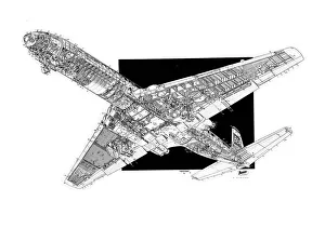 DH106 Comet 4B Cutaway Drawing