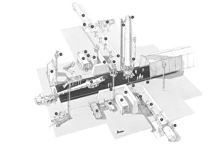 Douglas Thor Missile site Cutaway Drawing