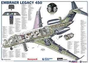 Trending: Embraer Legacy 450 cutaway