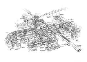 <b class=qtipBold><figcaption>Fairey Rotodyne Cutaway Drawing</figcaption></b><br><em>© Flightglobal</em> Fairey Rotodyne Cutaway Drawing