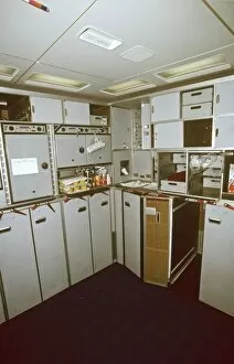 Images Dated 13th February 2006: Galley in American Airline Boeing 777