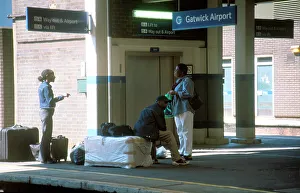 Gatwick airport train station