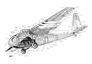 General Aircraft Hamilcar Cutaway Drawing