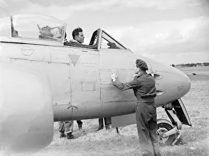 Gloster Meteor 615 Sqn Biggin Hill 1952