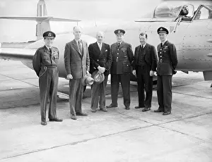 Gloster Meteor 615 Sqn Biggin Hill 1952 (c) Flight