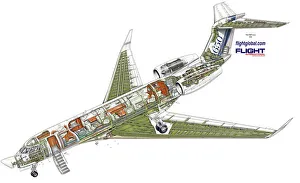 <b class=qtipBold><figcaption>Gulfstream G650 cutaway</figcaption></b><br><em>© Flightglobal</em> Gulfstream G650 cutaway