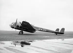 Handley Page, HP, Hampden, P1320, 106, Squadron, RAF, UK, Ground, Side, Finningley, 1940, 1940s, Historical, Military